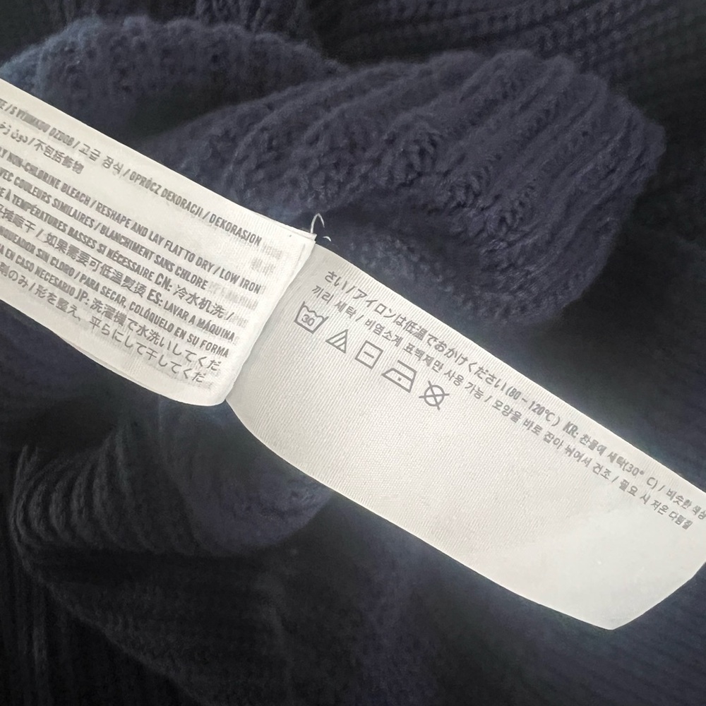 NWOT A&F Ribbed Polo Sweater - Picture 6 of 8